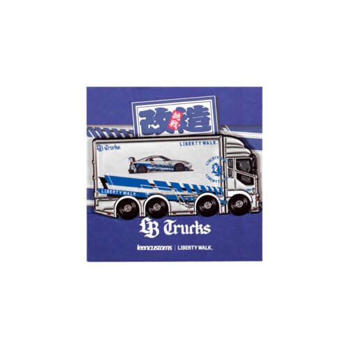 Leen Customs Pin Badge LB Trucks Silver/Blue