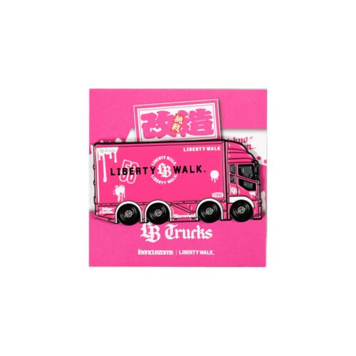 Leen Customs Pin Badge LB Trucks Pink