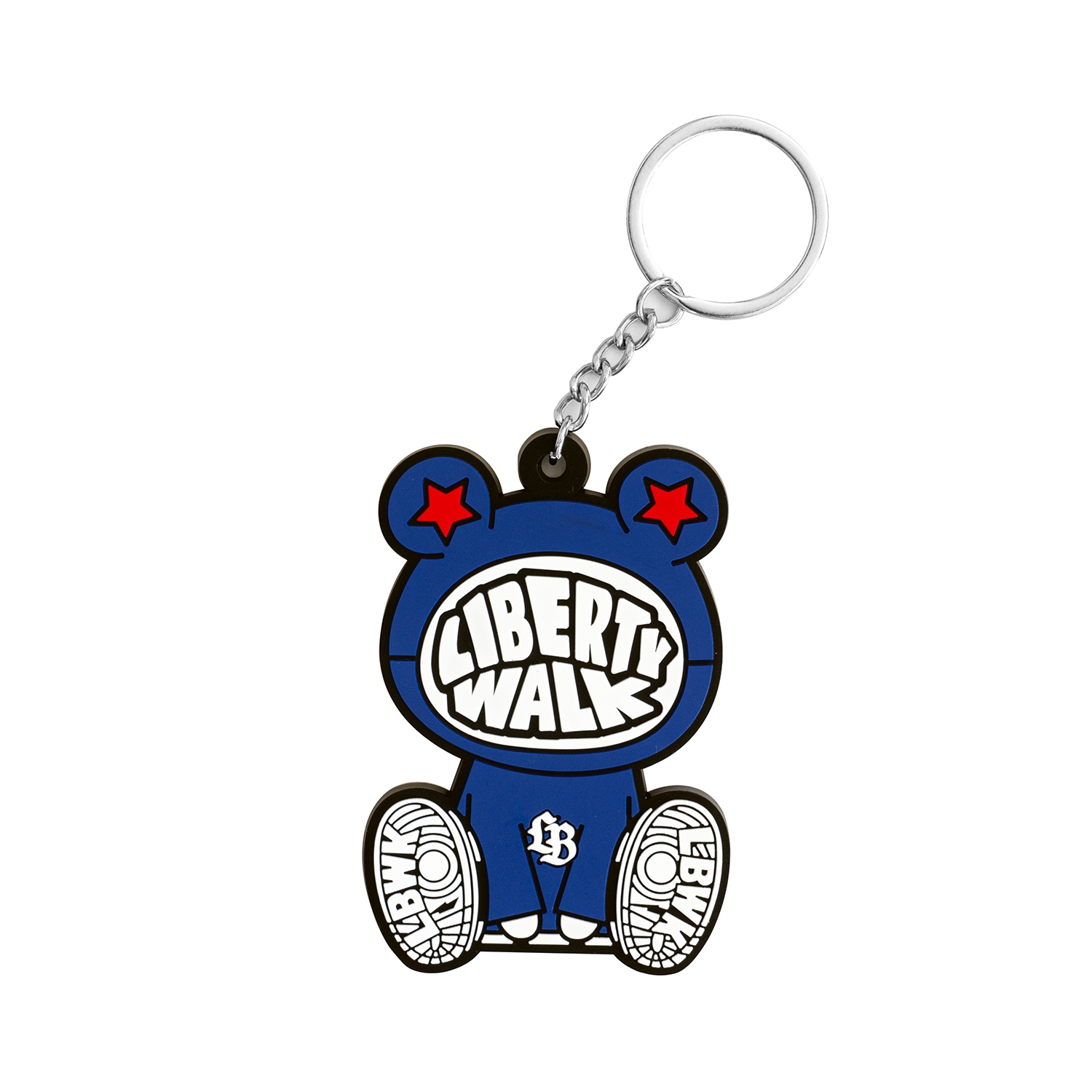Rubber Keychain LB KUMA F40 Blue