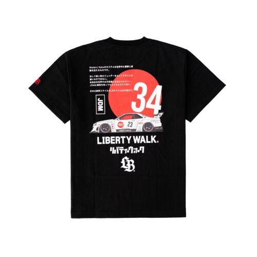 Hinomaru JDM 34 Tee Black