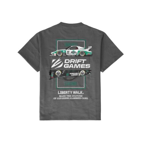 DRIFT GAMES×LB FD&NSX Tee Gray